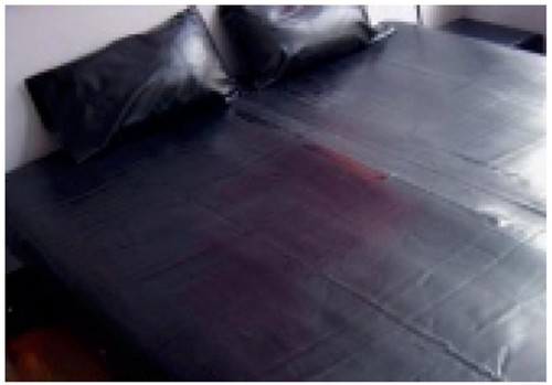 Latex bettlaken schwarz - schwarz,